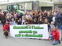 Len's Light Tractor Relay calls in at Rhayader and Builth Wells