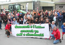 Len's Light Tractor Relay calls in at Rhayader and Builth Wells