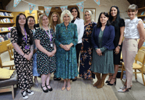 Her Majesty The Queen meets Calan DVS Representatives