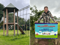 Llangors village delighted as new play park becomes a reality
