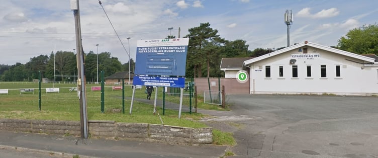 Ystradgynlais RFC clubhouse and playing field
