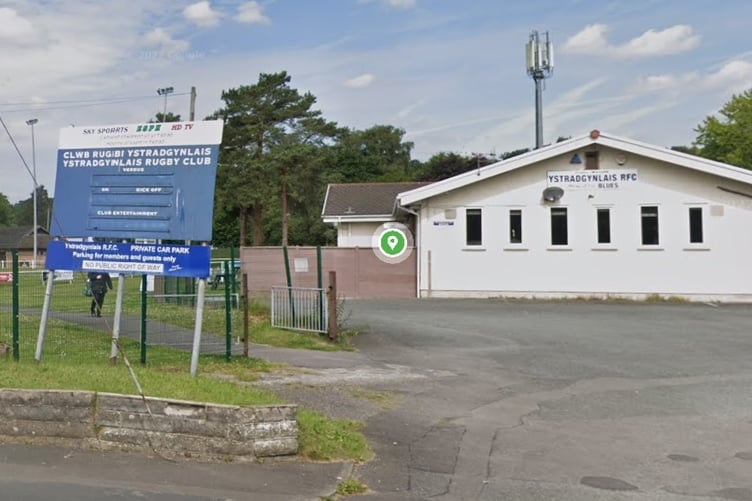Ystradgynlais RFC clubhouse and playing field
