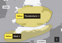 Thunderstorm to hit Powys as Met Office issue yellow weather warning