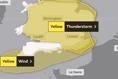 Met Office issue further updates for thunderstorm