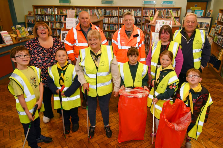 Builth Wells Litter Picking Hwb