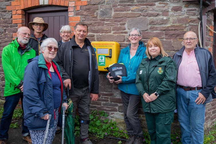Llangattock defibrillator