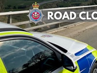 A483 near Llandrindod Wells closed due to collision