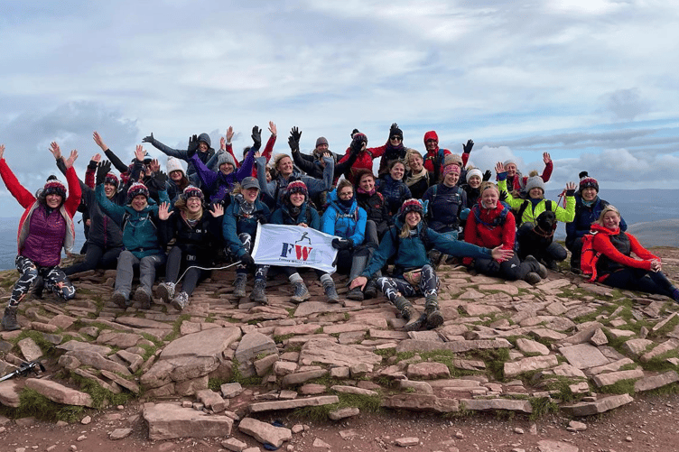Forces Wives Challenge - Pen y Fan walk