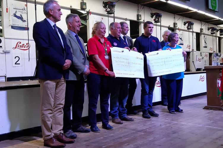 Lloyd Rees cheque presentations at RWS
