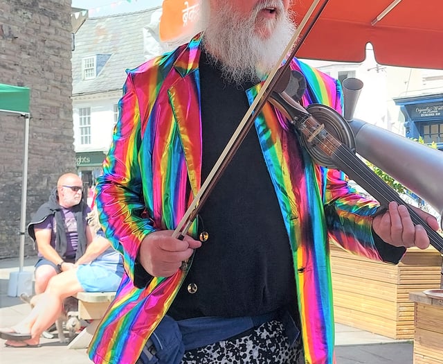 Busking in Brecon a huge success with an encore on the way