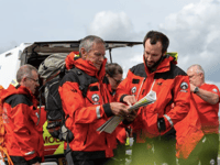 Mountain Rescue Team assist man with chest injury
