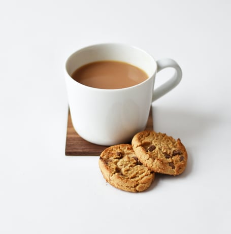 Cup of tea and cookies