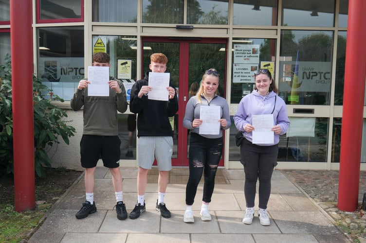 Left to right, Business and Law first years Dan, Morgan, Tilly and Alex.