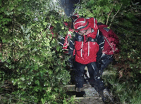 Mountain Rescue Team assist injured walker amidst Storm Betty 