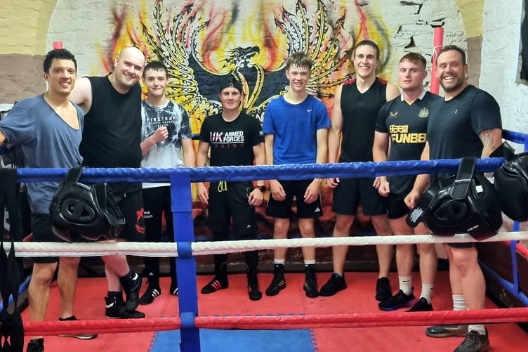 Ashley Williams at Brecon Phoenix Boxing Club