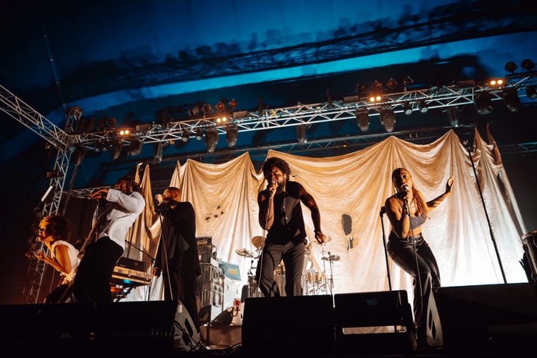 Young Fathers on the Far Out stage