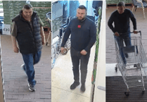 Police seeking three men in relation to £1,000 supermarket theft