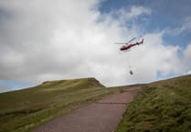 Helicopter airlifts 180 tonnes of stone to repair popular mountain footpath