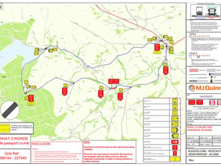 Temporary road closure on Brecon road on the 7th of September