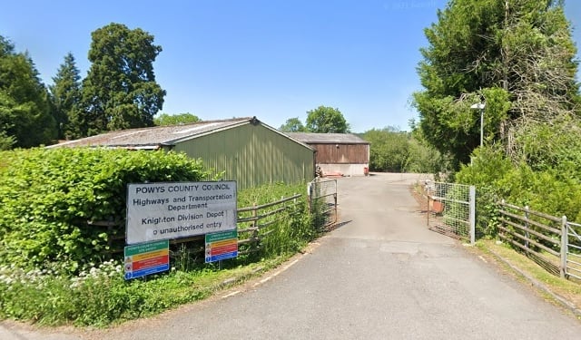 Plans to turn former council depot in Presteigne into storage facility
