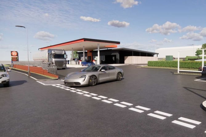 How the new Crossgates Service Station could look.