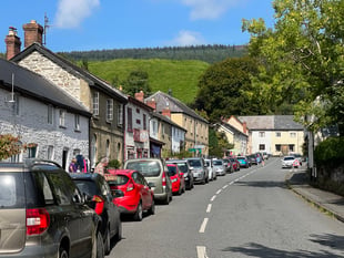 Temporary New Radnor road closure in place