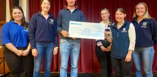 Sennybridge YFC make donations to multiple charities at AGM