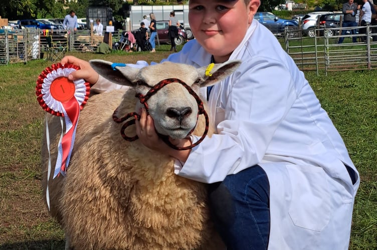 A great turnout of sheep entries with fierce competition in every section.