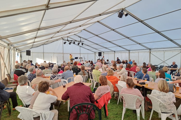 To finish the Sennybridge Show weekend the President’s Variety Performance was held in the marquee on Sunday night.