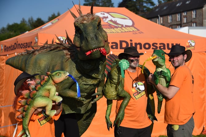 The Show had it’s very own Jurassic Park with dinosaurs from the Lost World coming to Sennybridge.
