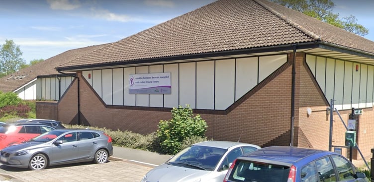 East Radnor Leisure Centre In Presteigne from Google Streetview.