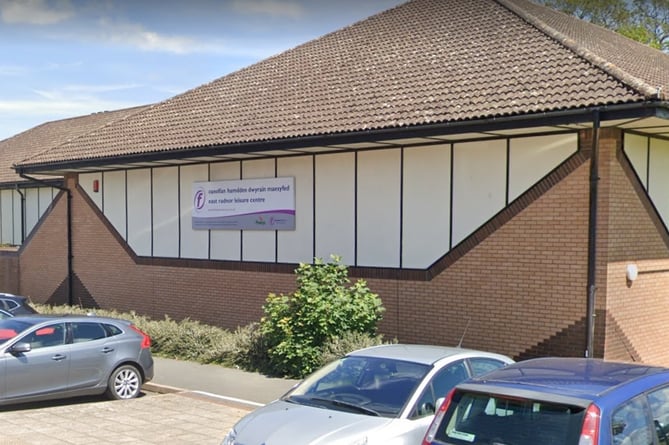 East Radnor Leisure Centre In Presteigne from Google Streetview.