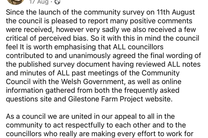 The council has admitted that a number of local residents have complained about bias and the misleading nature of the survey.