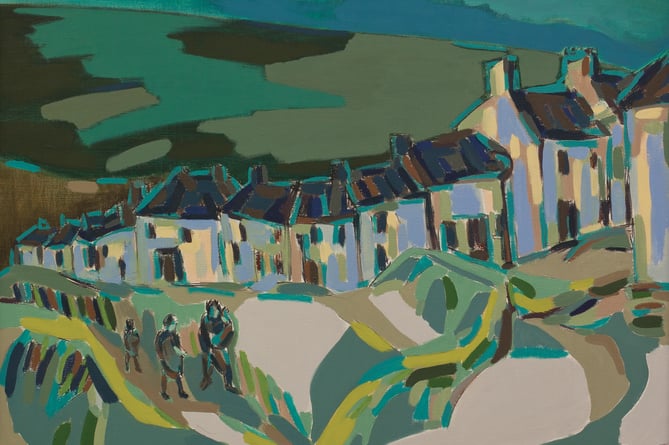 Welsh village (in memory of Heinz) by Harry Weinberger Private Collection