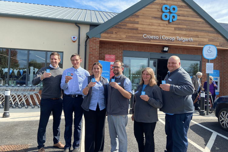 Co-op staff Talgarth