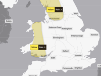 Met Office issues yellow weather warnings over Powys