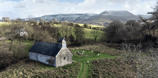 Paving slabs stolen from 13th century Beacons church