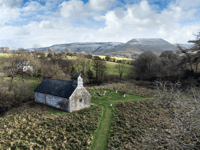 Paving slabs stolen from 13th century Beacons church