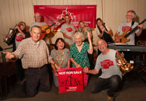 Group rallies against Mid Wales wind farms at campaign launch