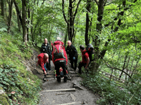 Mountain Rescue Team treat fallen walker in action-packed week