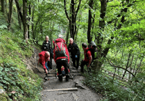 Mountain Rescue Team treat fallen walker in action-packed week
