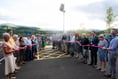 Dame Shân Legge-Bourke unveils new staff car park at Brecon hospital
