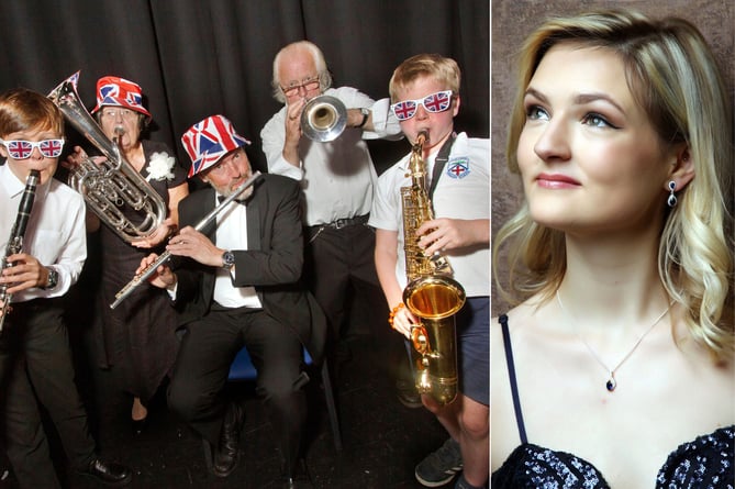 Brecon Town Band and Louise Wood