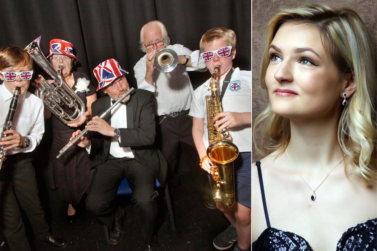 Brecon Town Band and Louise Wood