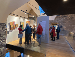 VIDEO: Hay Castle hosts refugee artists exhibition