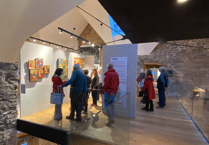 VIDEO: Hay Castle hosts refugee artists exhibition