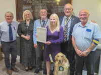 Paws for applause for guide dog Farley!