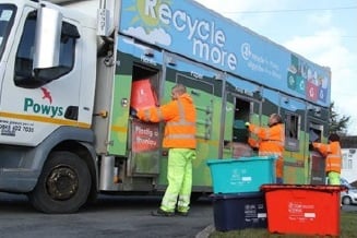 Powys recycling