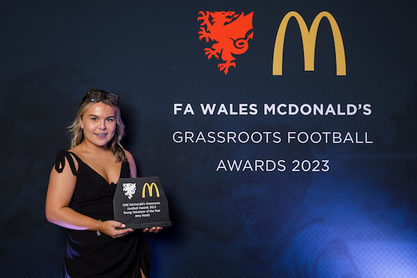CARDIFF, WALES - 29 SEPTEMBER 2023: The McDonald's Grassroots Football Awards hosted by The Football Association of Wales at the Park Gate Hotel, Cardiff, Wales. (Pic by John Smith/FAW)
