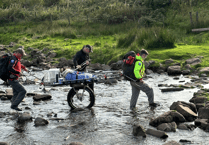 Mountain Rescue Team assist injured dog and owner on Pen-y-Fan